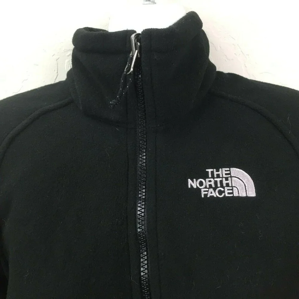 North Face Women's Regular Black Zip Up Pockets Jacket Size XS